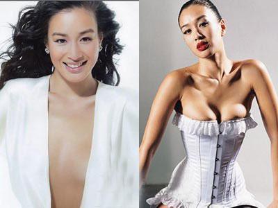 女星事业线伸缩功力PK 杨幂胸器缩水似飞机场 女星事业线伸缩功力PK 杨幂胸器缩水似飞机场