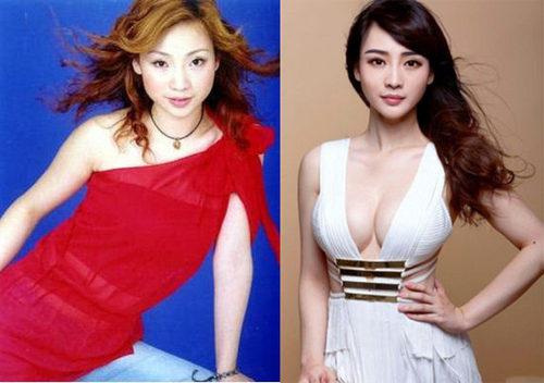 女星事业线伸缩功力PK 杨幂胸器缩水似飞机场 女星事业线伸缩功力PK 杨幂胸器缩水似飞机场