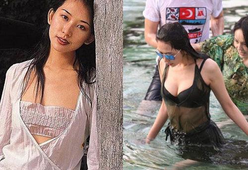 女星事业线伸缩功力PK 杨幂胸器缩水似飞机场 女星事业线伸缩功力PK 杨幂胸器缩水似飞机场