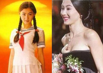 女星事业线伸缩功力PK 杨幂胸器缩水似飞机场 女星事业线伸缩功力PK 杨幂胸器缩水似飞机场