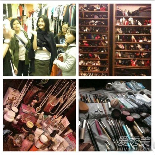 张雨绮衣帽间曝光 国内女星豪华衣橱PK