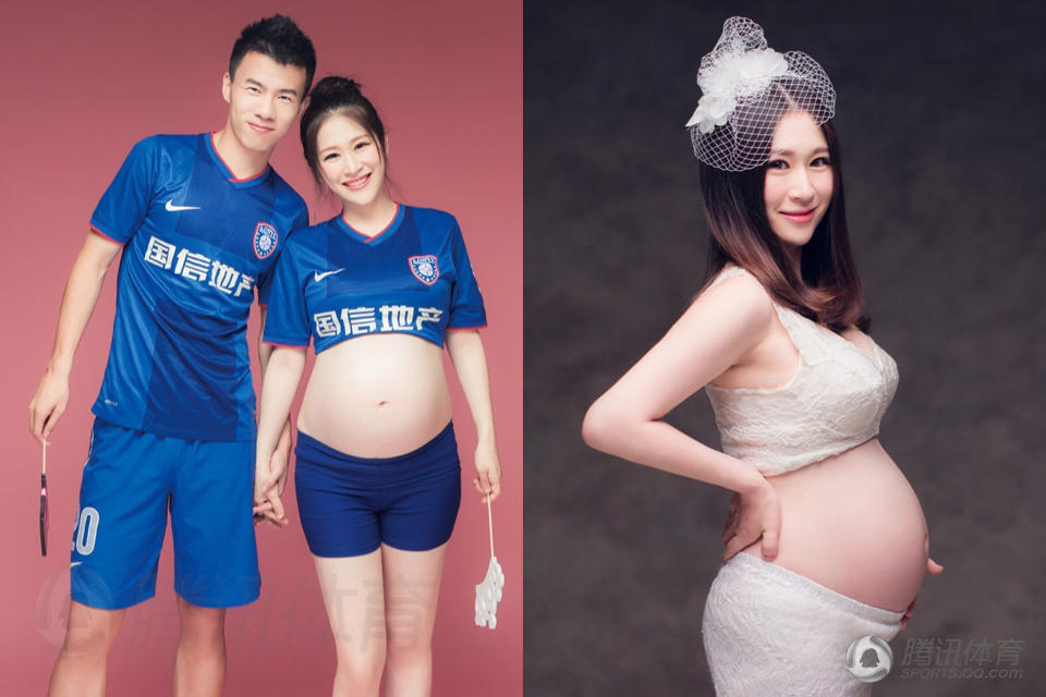 优雅空姐+性感主播 最美太太团力挺国足