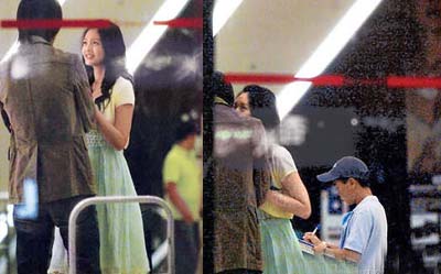 盘点当众调情惊呆路人明星 叶璇与男友热吻