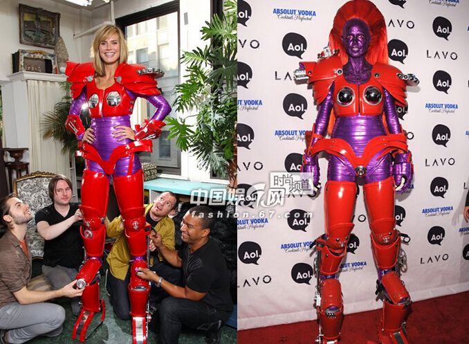 用生命在过万圣节！盘点“万圣女王”超模海蒂历年雷人造型