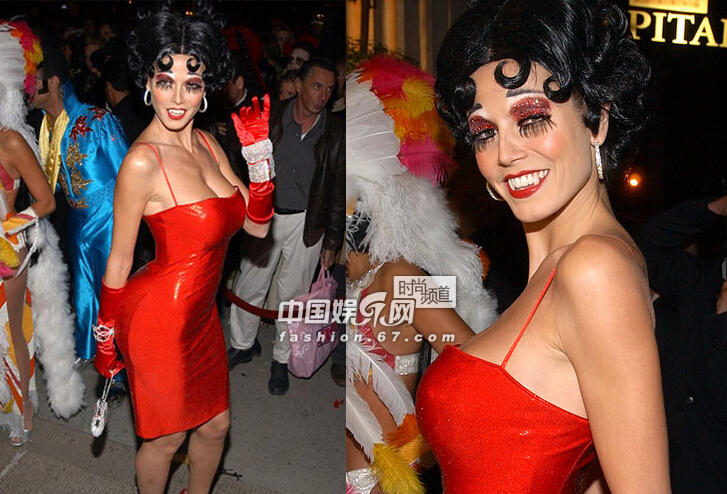 用生命在过万圣节！盘点“万圣女王”超模海蒂历年雷人造型