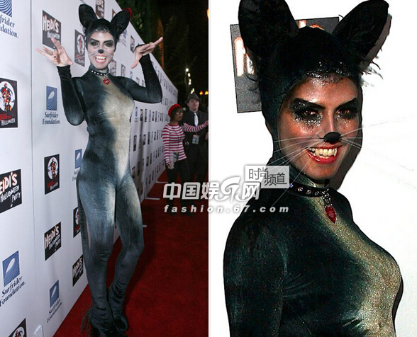 用生命在过万圣节！盘点“万圣女王”超模海蒂历年雷人造型