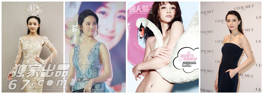 志玲姐姐竟然不是最大的！A到G女星罩杯揭秘