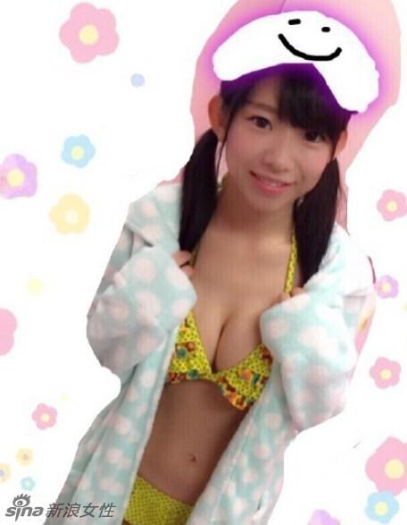 日本19岁写真女星清纯面孔 被赞童颜美胸