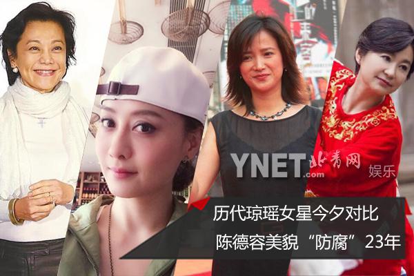 历代琼瑶女星今夕对比 陈德容美貌防腐23年