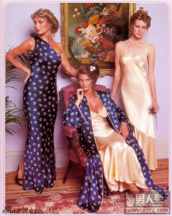 1979年的维密内衣大片 女模特演绎柔美性感