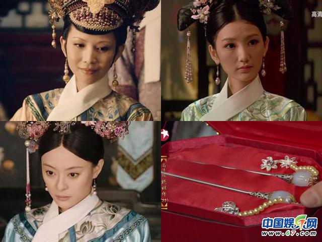 古装剧作死头饰:范冰冰塑料花插满头 古装剧作死头饰:范冰冰塑料花插满头