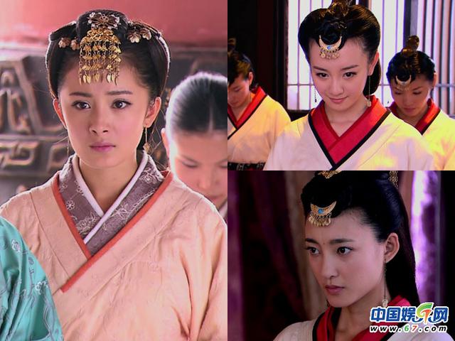 古装剧作死头饰:范冰冰塑料花插满头 古装剧作死头饰:范冰冰塑料花插满头