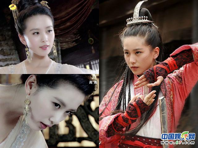 古装剧作死头饰:范冰冰塑料花插满头 古装剧作死头饰:范冰冰塑料花插满头