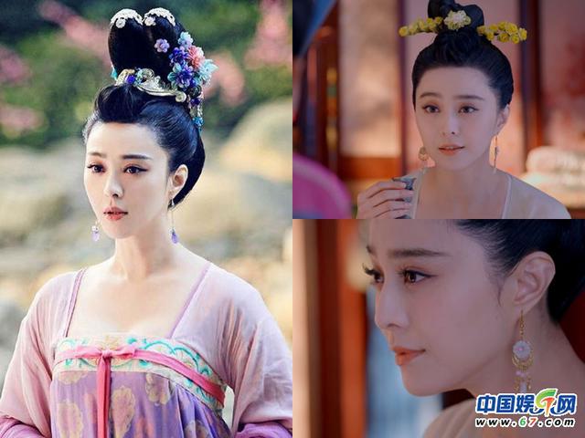 古装剧作死头饰:范冰冰塑料花插满头 古装剧作死头饰:范冰冰塑料花插满头