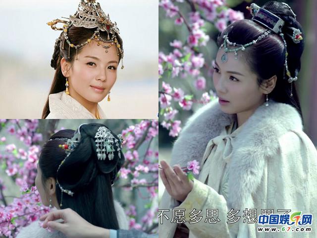 古装剧作死头饰:范冰冰塑料花插满头 古装剧作死头饰:范冰冰塑料花插满头