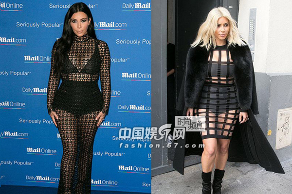 欧美女星大尺度透视装：卡戴珊巨乳惊人 C罗女友身材劲爆