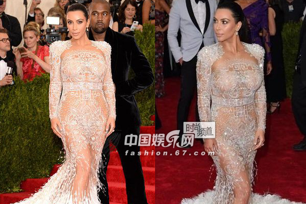 欧美女星大尺度透视装：卡戴珊巨乳惊人 C罗女友身材劲爆