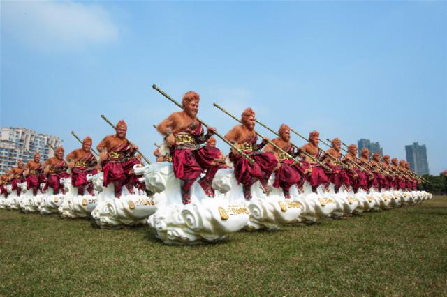 《三打》百尊金猴冲向全国 1:1还原孙悟空将引爆春节