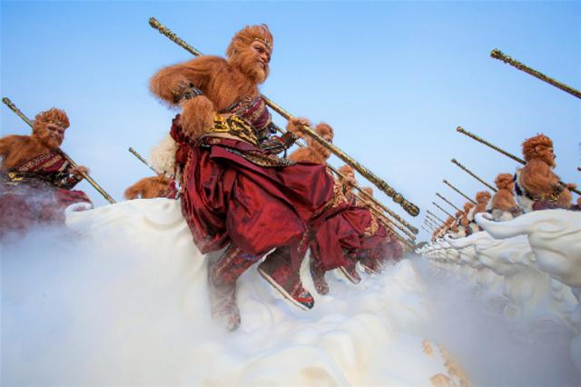 《三打》百尊金猴冲向全国 1:1还原孙悟空将引爆春节