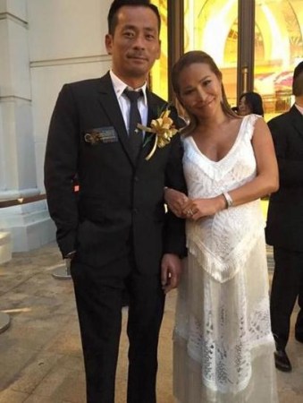 正室陈慧玲和丈夫合照(资料图)