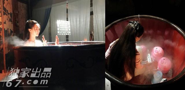 女星沐浴戏香艳撩人 这么诱惑的戏竟是这么拍的
