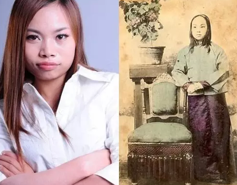 众明星“前世照”曝光 李宇春撞脸清代格格